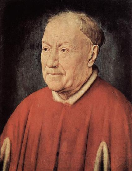 Jan Van Eyck Portrat des Kardinal Nicholaes Albergati Norge oil painting art